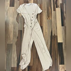 BCBGeneration Beige Jumpsuit XS
